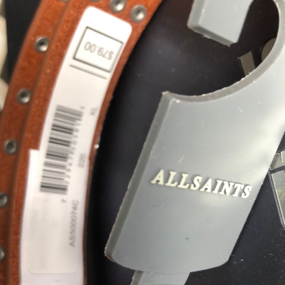 ALL SAINTS (XL) leather belt